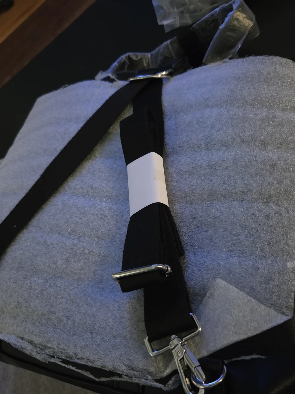 Victoria's Secret Black Backpack with Wrapped Handles - Picture 2 of 3